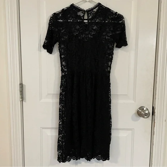 Rue21 Dresses | Rue 21 Black Lace Skater Dress Nwt | Color: Black | Size: Sj | Foreveryoungjp's Closet Rue21 Dresses | Rue 21 Black Lace Skater Dress Nwt | Color: Black | Size: Sj | Foreveryoungjp's Closet